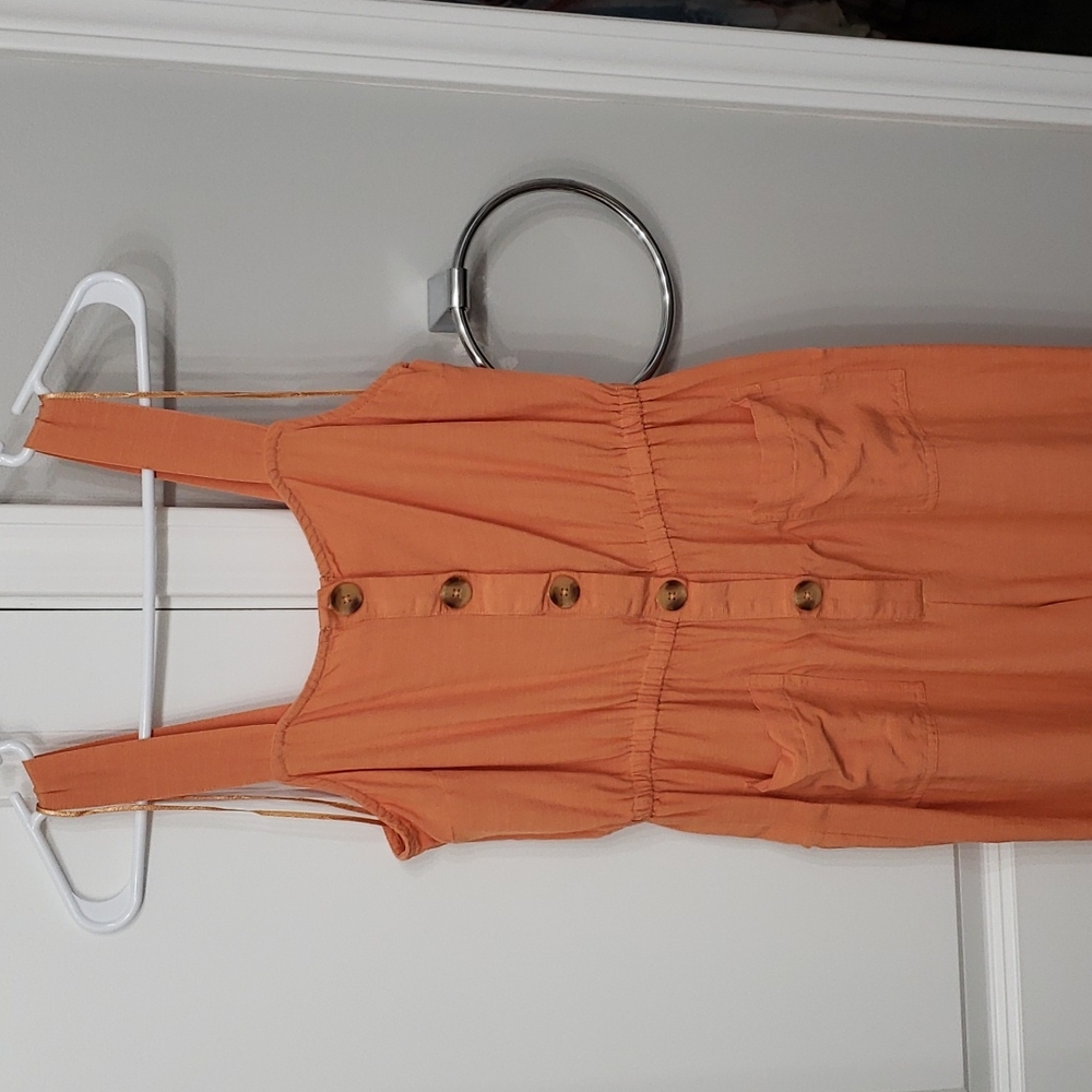 LC Lauren Conrad linen jumpsuit XS